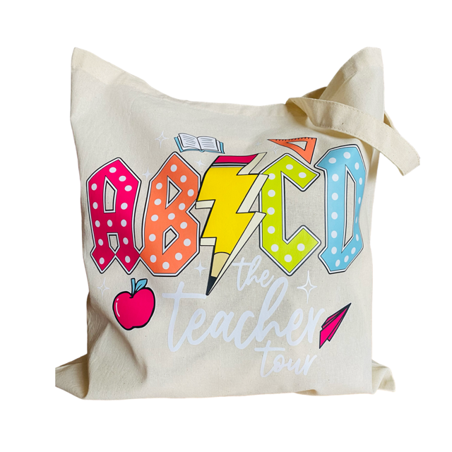 ABCD Teacher Tote Bag